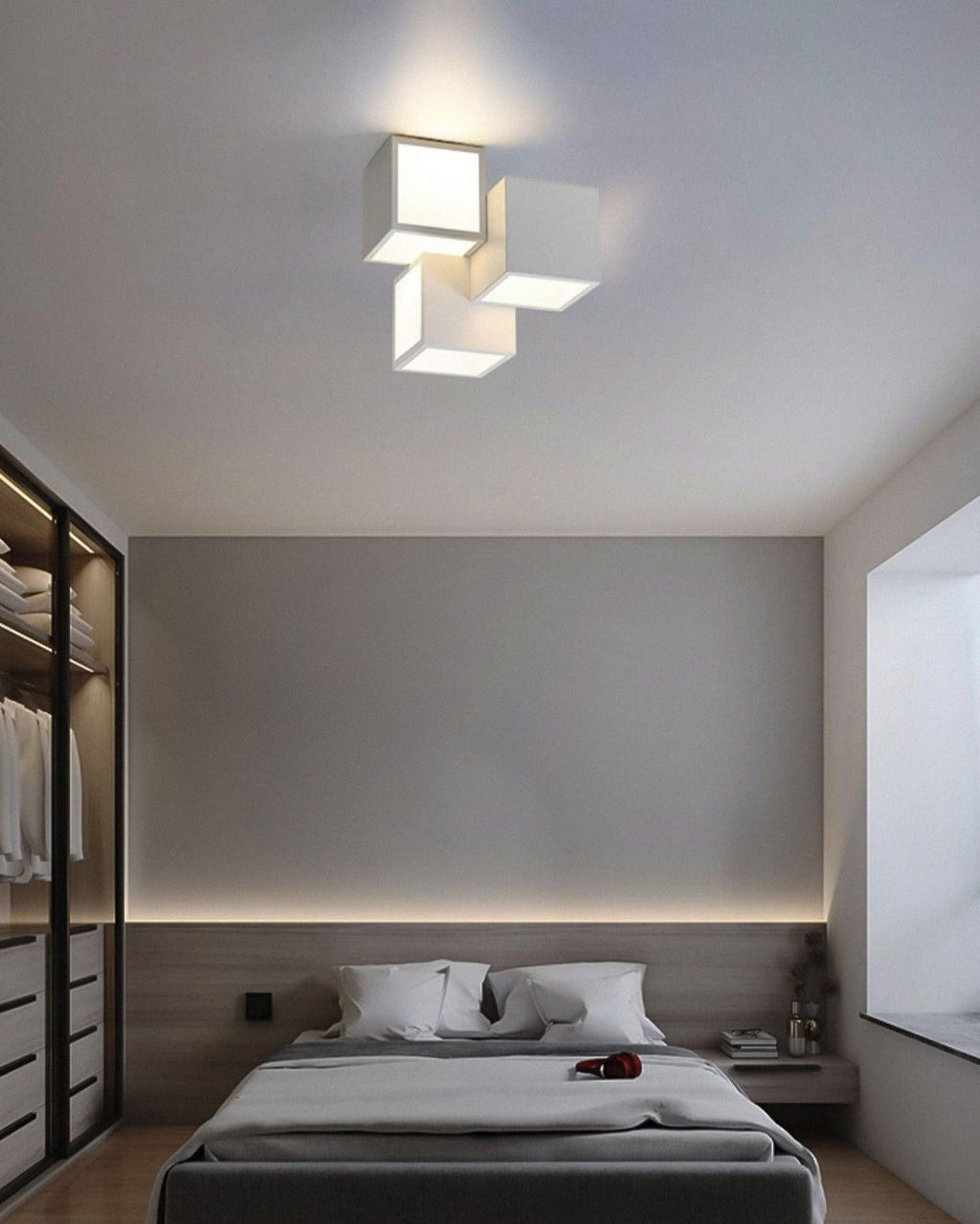PrismLine Minimalist Geometric LED Ceiling Light
