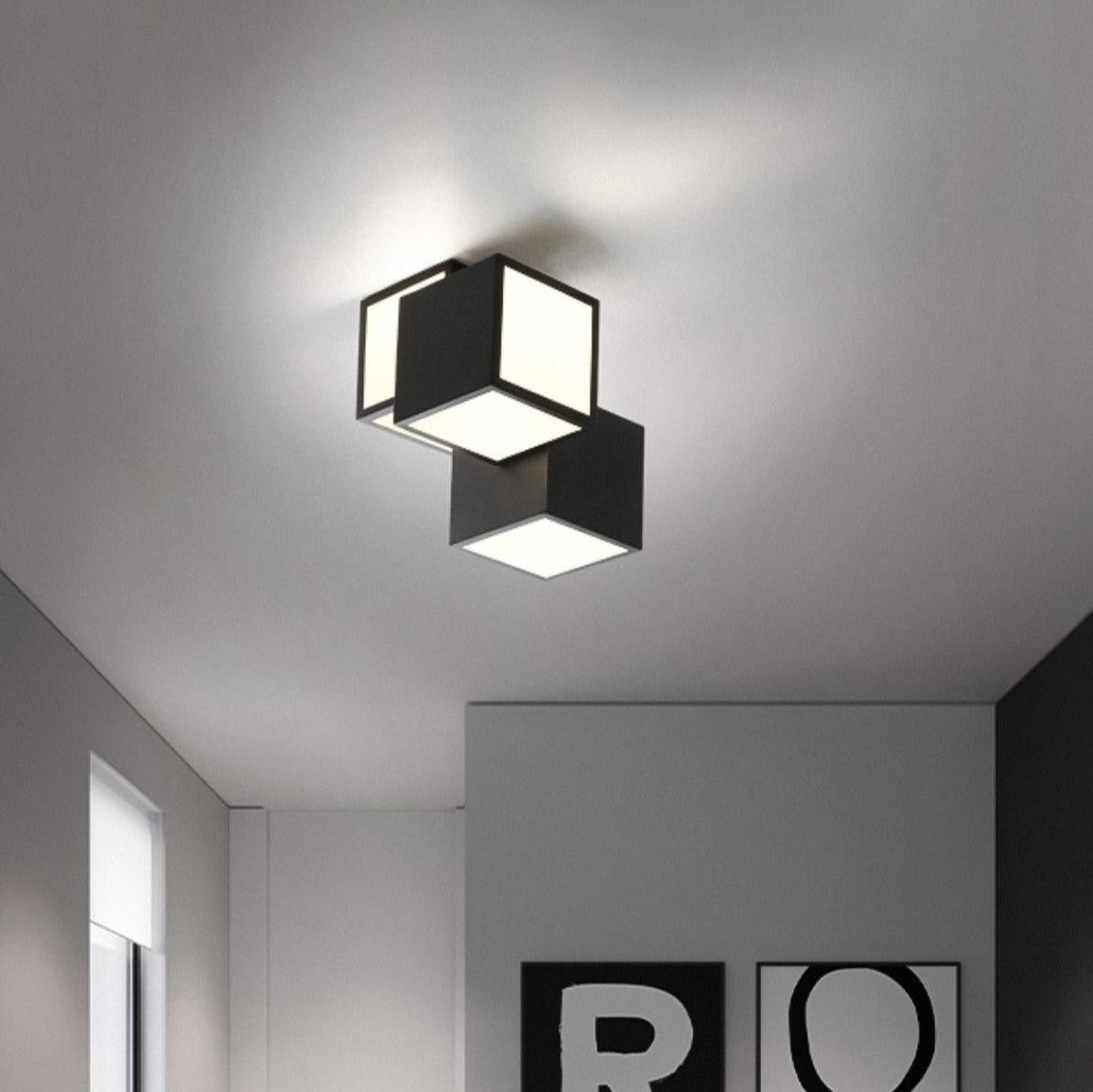 PrismLine Minimalist Geometric LED Ceiling Light