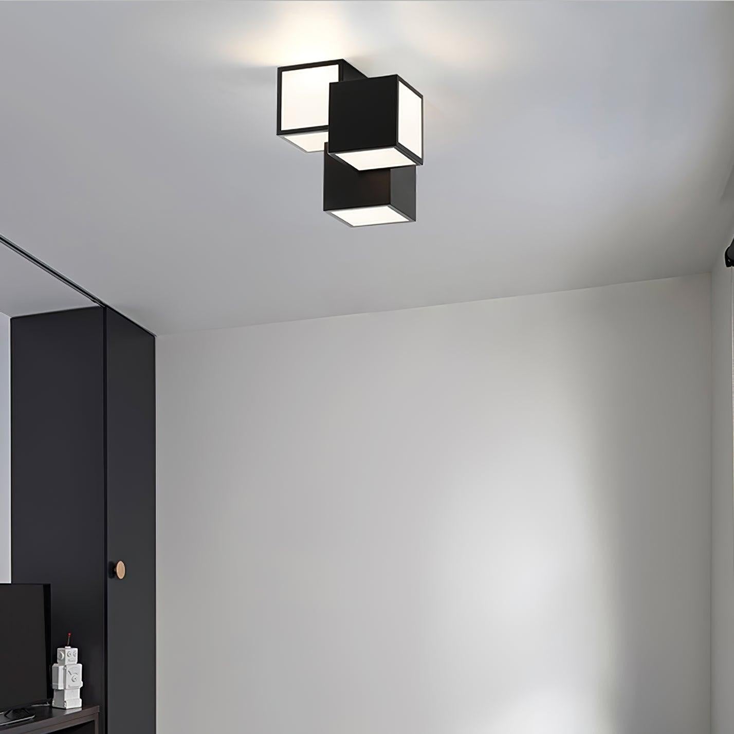 PrismLine Minimalist Geometric LED Ceiling Light