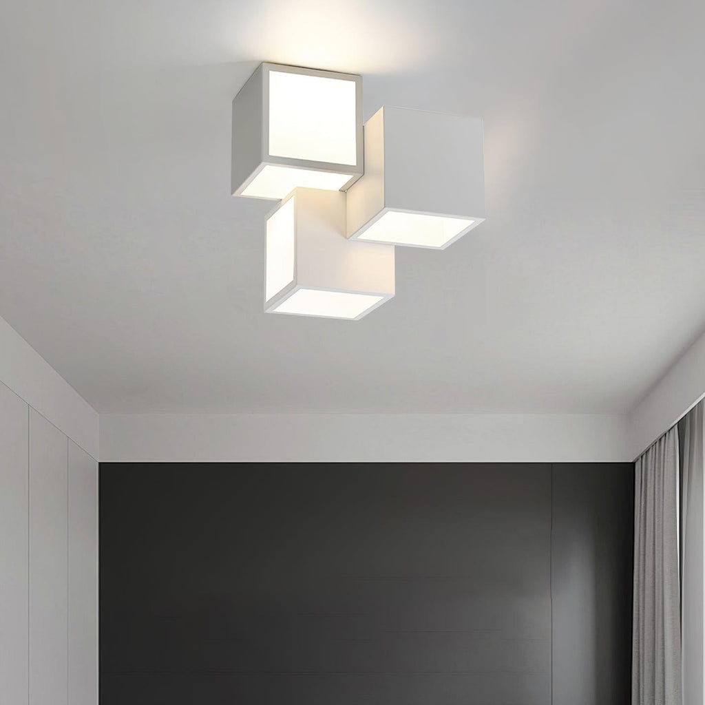 PrismLine Minimalist Geometric LED Ceiling Light