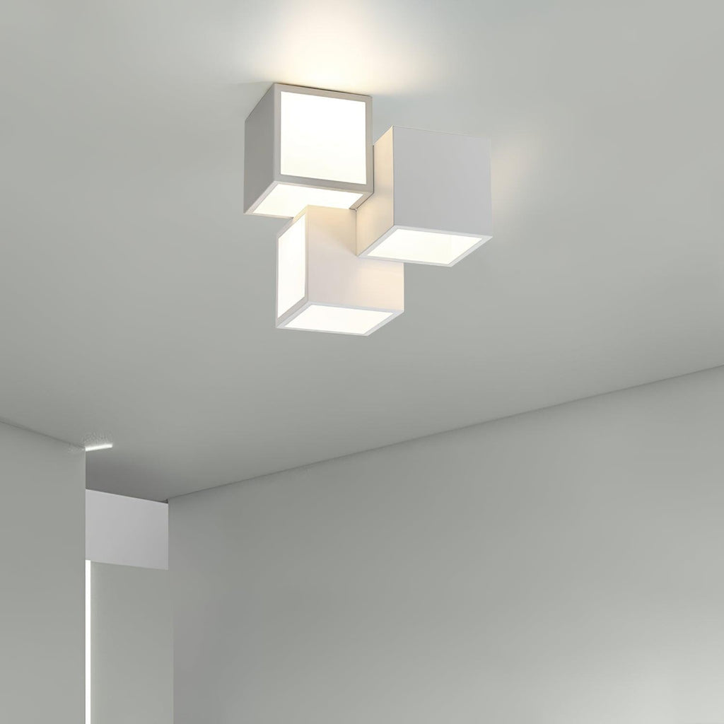 PrismLine Minimalist Geometric LED Ceiling Light
