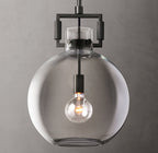Machinist Glass Globe Pendant