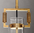 Machinist Glass Cylinder Pendant