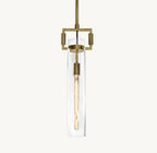 Machinist Glass Cylinder Pendant