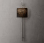 Vela Octagonal Bar Sconce - Round Shade