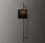 Vela Octagonal Bar Sconce - Round Shade
