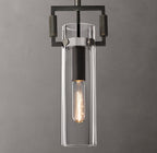 Machinist Glass Cylinder Pendant