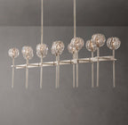 Boule De Cristal Clear Glass Double Linear Chandelier 60"