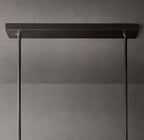 Boule De Cristal Clear Glass Double Linear Chandelier 60"