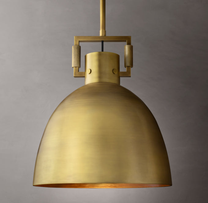 Machinist Metal Cloche Pendant
