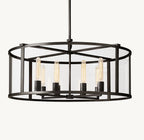 Beckman Round Chandelier 33"