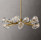 Boule De Cristal Clear Glass Round Chandelier 36"