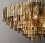 Sirene Smoke Glass Round Chandelier 52"