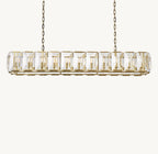 Harlow Crystal Rectangular Chandelier 74"