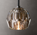Boule De Cristal Smoke Glass Cord Pendant