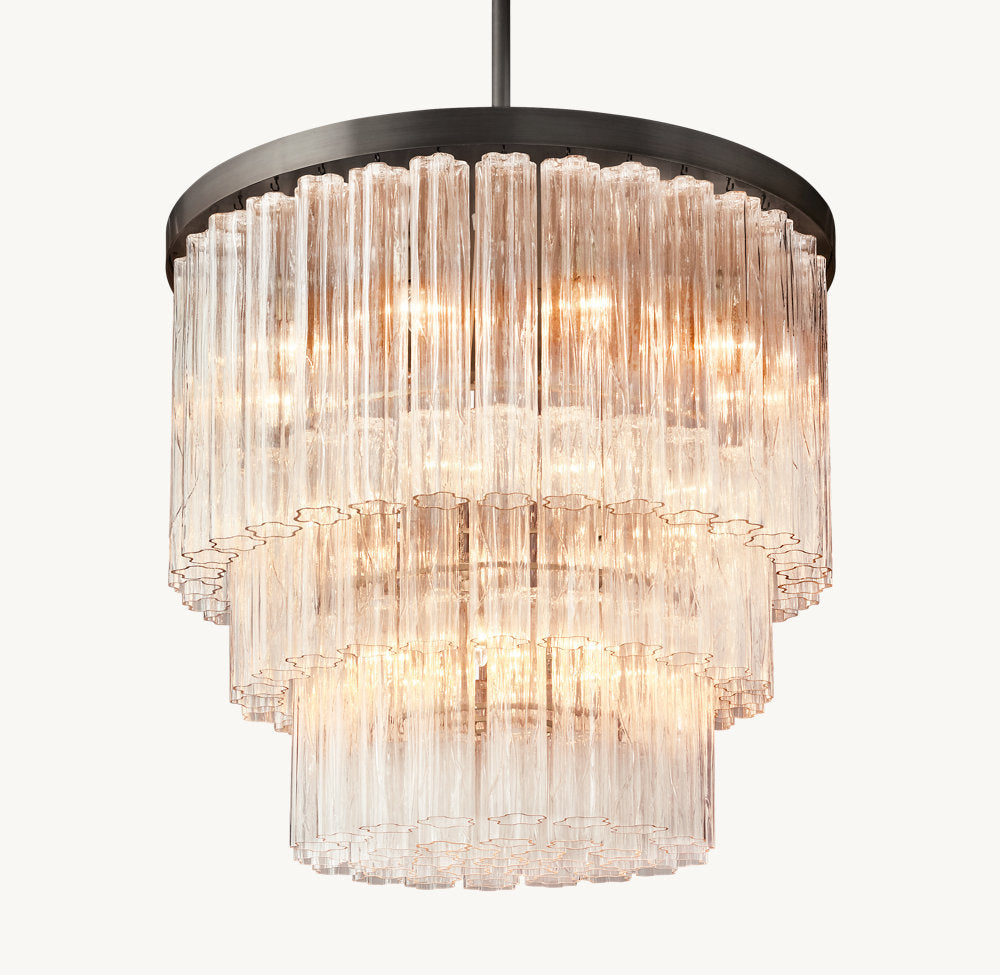 Cielo Three-Tier Round Chandelier 36"