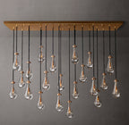 Rain Rectangular Chandelier 72"