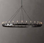 Camino Vintage Filament Round Chandelier 63"