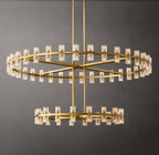 Arcachon LED Round Two-Tier Chandelier 60"