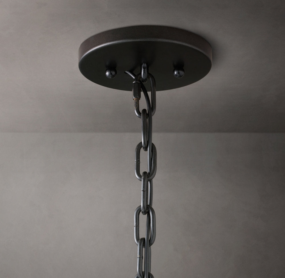 Harlow Crystal Round Chandelier 43"