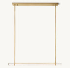 Audubon Crystal Single Bar Linear Chandelier 60"