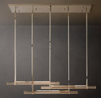 Audubon Crystal Triple Bar Linear Chandelier