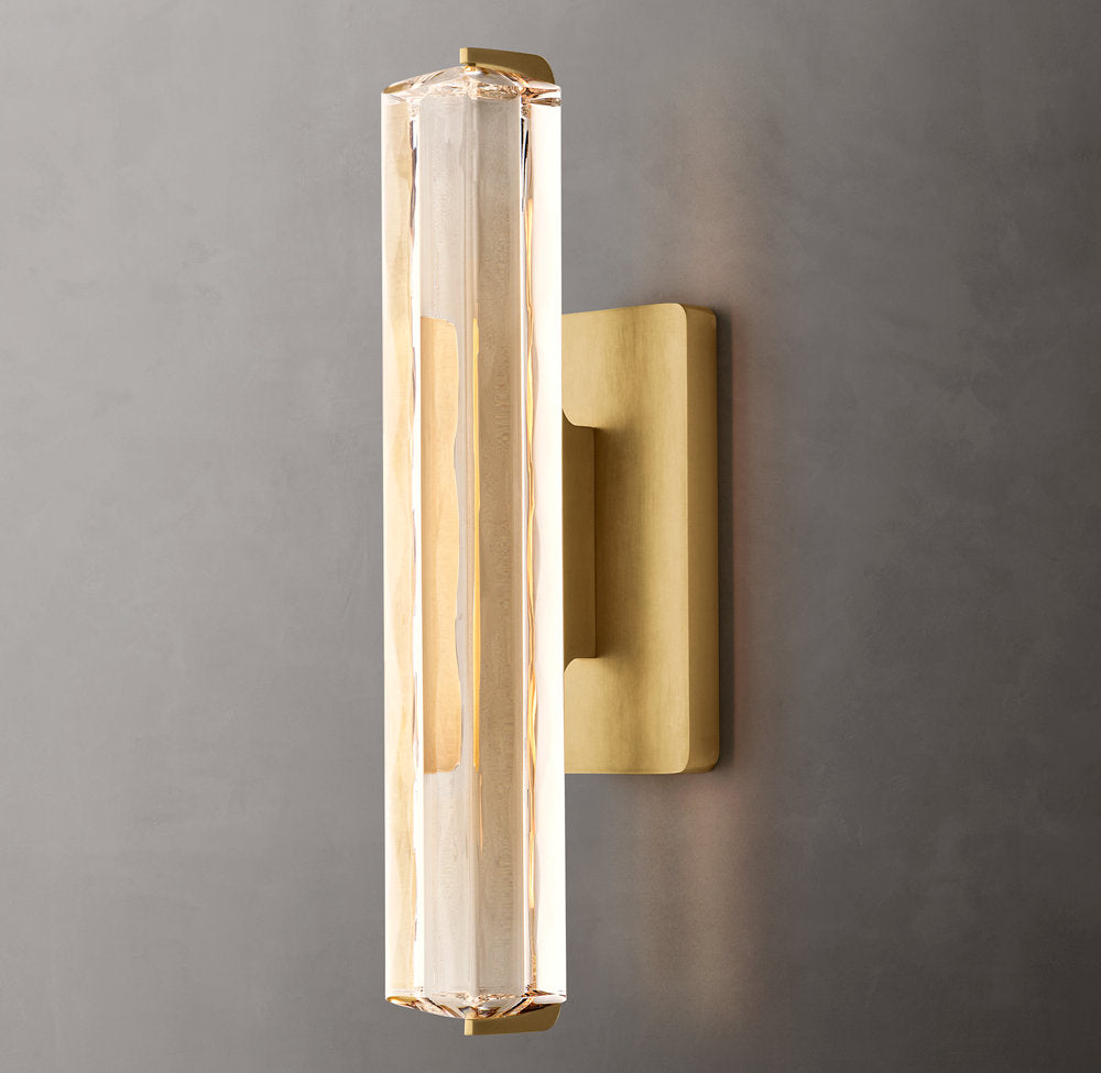 Audubon Crystal Single Sconce 19 inch