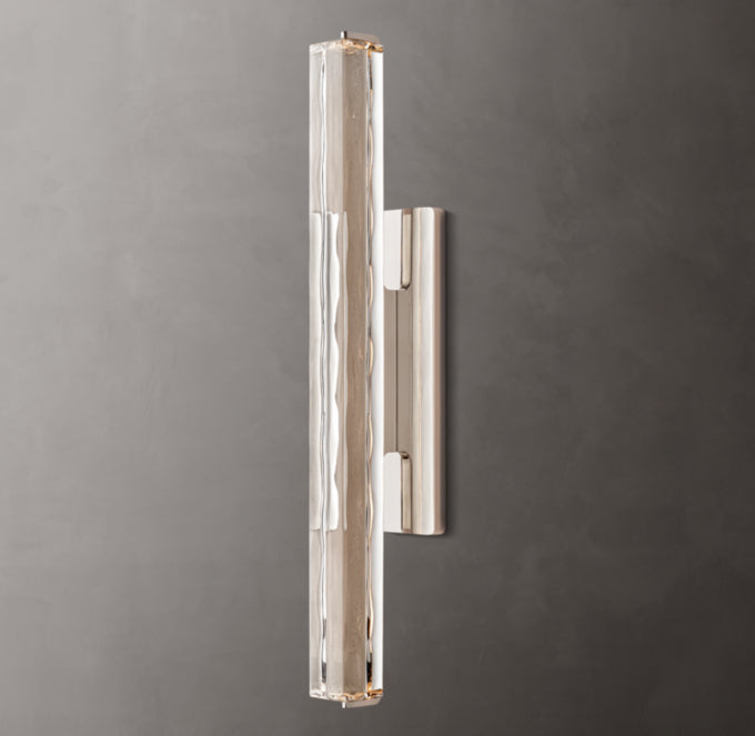 Audubon Crystal Single Sconce 19 inch