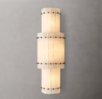 San Marco Alabaster Grand Round Sconce