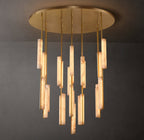 Audubon Alabaster Round Chandelier 56"