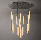 Audubon Alabaster Round Chandelier 56"