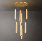 Audubon Alabaster Round Chandelier 24"