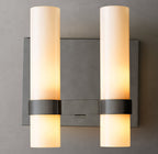 Ravelle Milk Glass Double Sconce