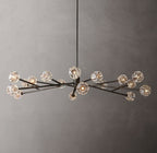 Boule De Cristal Clear Glass Round Chandelier 72"