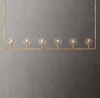 Boule De Cristal Clear Glass Linear Chandelier 60"