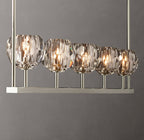 Boule De Cristal Clear Glass Linear Chandelier 48"