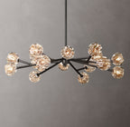 Boule De Cristal Clear Glass Round Chandelier 48"