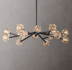 Boule De Cristal Clear Glass Round Chandelier 48"