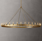 Camino Vintage Candelabra Round Chandelier 73"