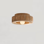 Raffora Natural Straw Ceiling Lamp