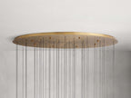 Rainfall Seeded Glass LED Chandelier