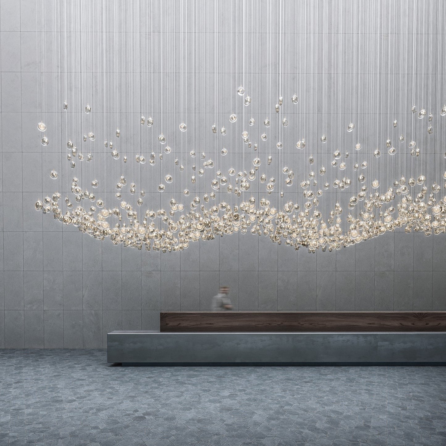 Refrax Crystal Lens Chandelier