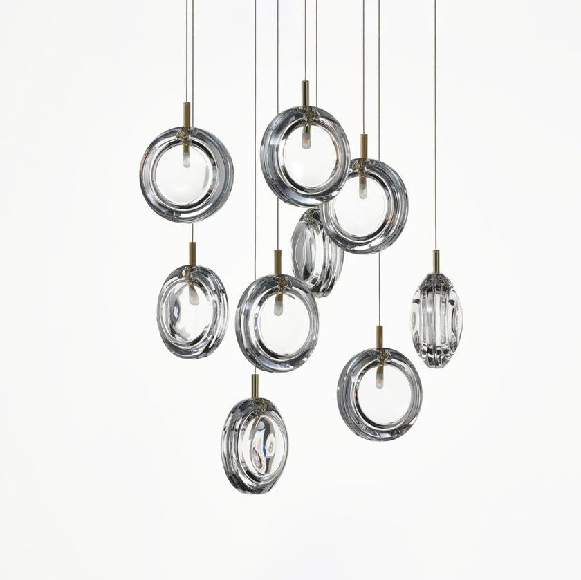 Refrax Crystal Lens Chandelier