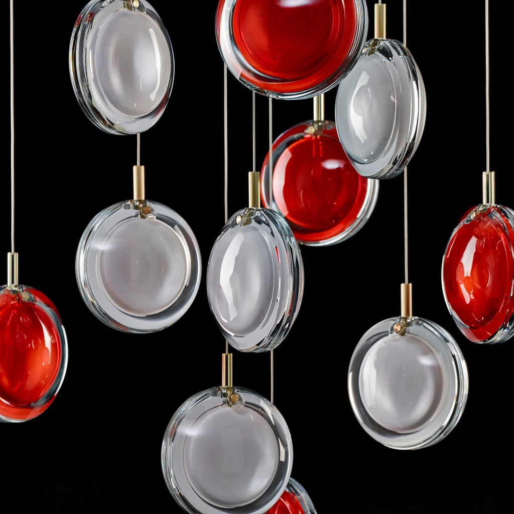 Refrax Crystal Lens Chandelier