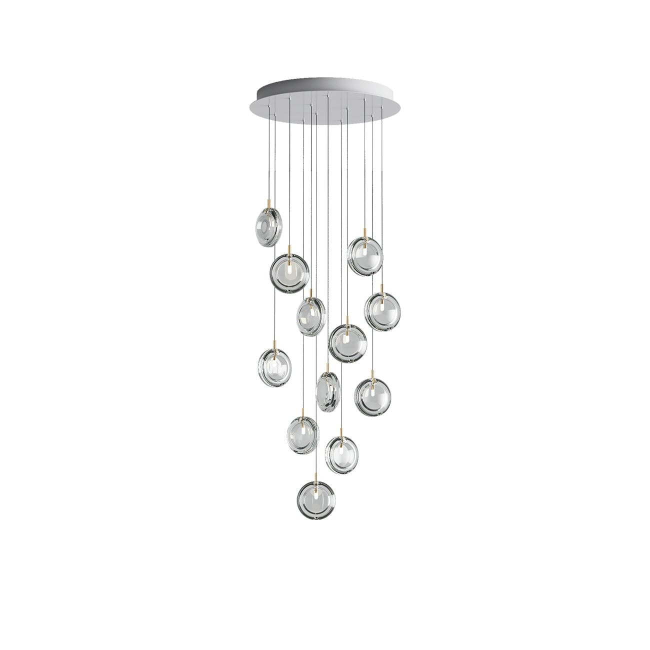 Refrax Crystal Lens Chandelier