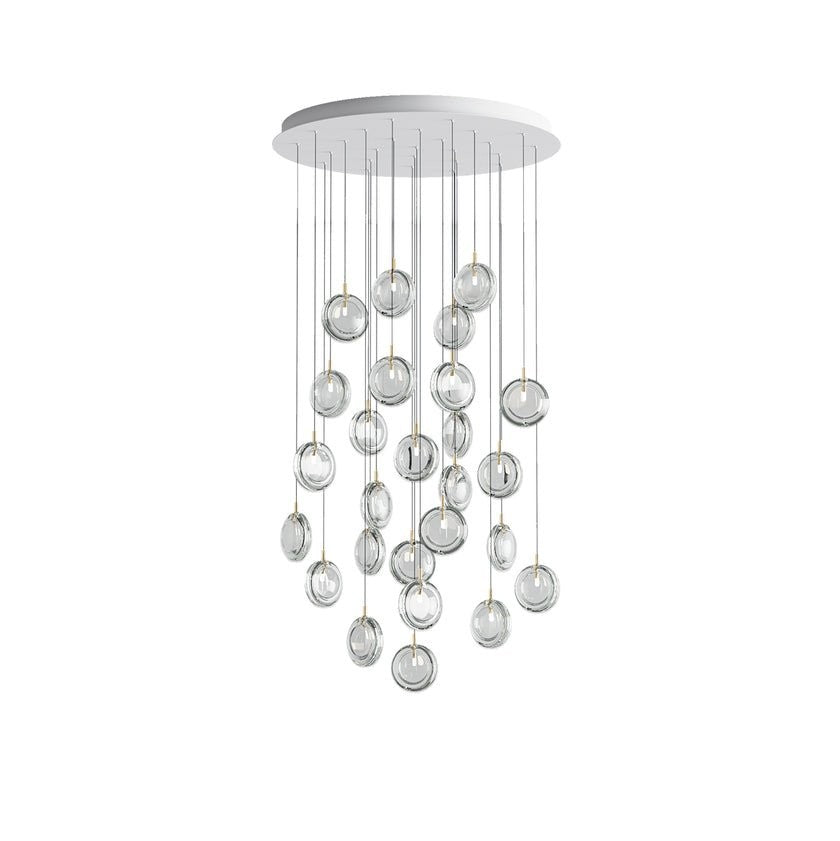 Refrax Crystal Lens Chandelier
