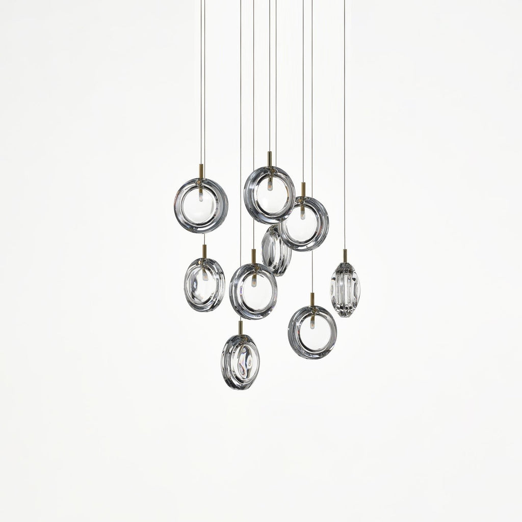Refrax Crystal Lens Chandelier