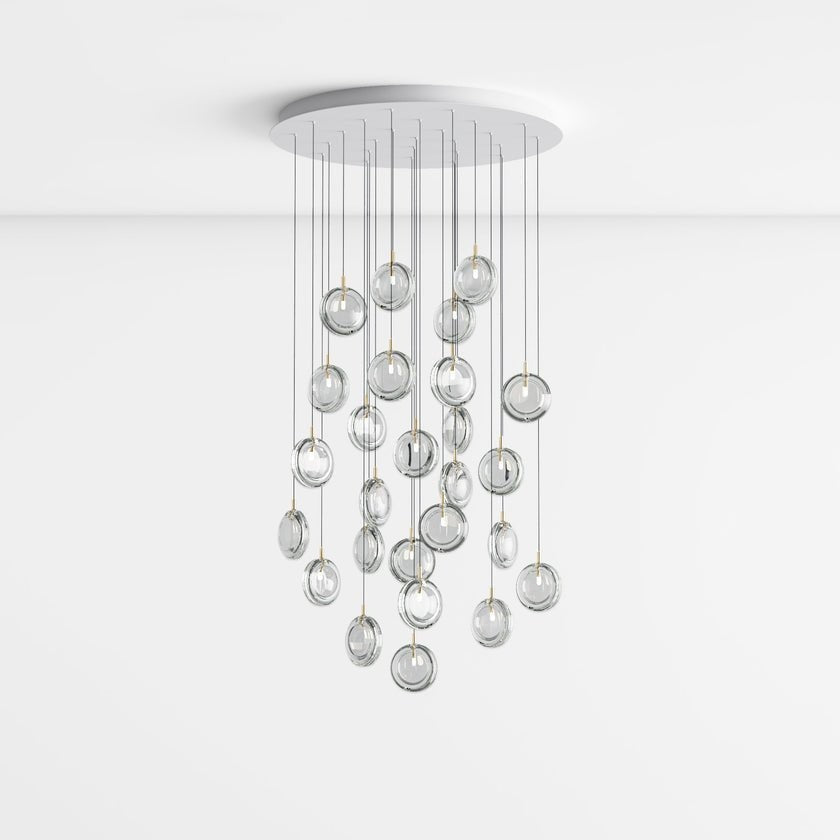 Refrax Crystal Lens Chandelier