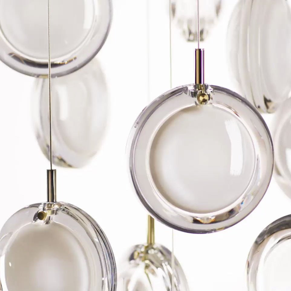 Refrax Crystal Lens Chandelier