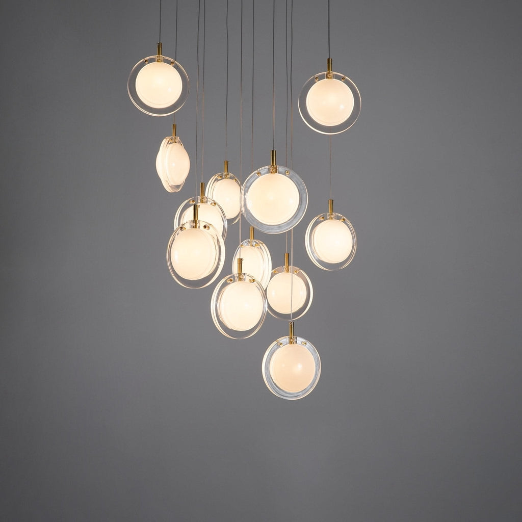 Refrax Crystal Lens Chandelier